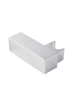 Bugnatese Wellness zuhanytartó szögletes, matt fekete 19141NE