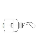 Bugnatese Wellness zuhanytartó de luxe, szálcsiszolt nikkel 19142NS