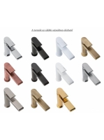 Bugnatese Wellness zuhanytartó gégecsőcsatlakozóval minimalista, bronz 19245BR