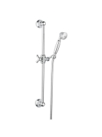 Bugnatese Denver zuhanyrúd szettel, szálcsiszolt nikkel 19256NS