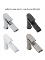 Bugnatese Accessori click-clack leeresztőszelep túlfolyóval, matt fekete 19289NE