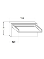 Bugnatese Cascade kádbeömlő 3/4, króm 19301CR