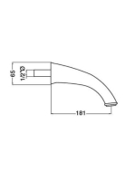 Bugnatese Accessori kádkifolyó 18,1cm, bronz 19313BR