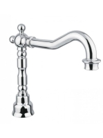 Bugnatese Klasszikus álló kádkifolyó 24cm, matt fehér 19315BI