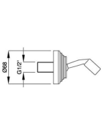 Bugnatese Wellness zuhanytartó klasszikus, arany 19422DO