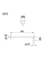 Bugnatese Wellness zuhanykar, króm 19475CR