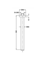 Bugnatese Wellness mennyezeti zuhanykar, króm 19478CR
