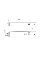 Bugnatese Wellness acél zuhanykar, króm 19481CR