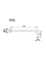 Bugnatese Wellness zuhanykar, matt fekete 19483NE