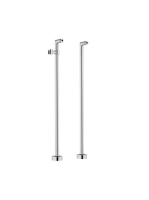 Bugnatese Piantane csapteleptartó állvány zuhanytartóval, szálcsiszolt nikkel 19641NS