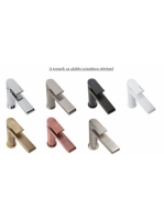 Bugnatese Piantane csapteleptartó állvány zuhanytartóval, matt fekete 19641NE