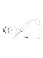 Bugnatese Wellness zuhanyszett, szálcsiszolt nikkel 19701NS