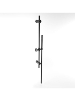 Bugnatese Millenovecinquanta zuhanyrúd szettel, matt fekete 19770NE