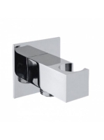 Bugnatese Wellness zuhanytartó gégecsőcsatlakozóval szögletes, króm 19780CR