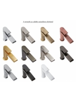 Bugnatese Wellness ívelt műanyag fejzuhany 20cm, szálcsiszolt arany 19848OS