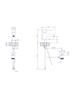 Bugnatese Smart mosdócsaptelep leeresztővel, króm 2113CR