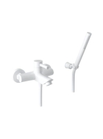 Bugnatese Kobuk kádcsaptelep zuhanyszettel, matt fehér 2202BI