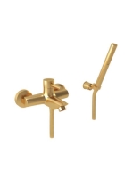 Bugnatese Kobuk kádcsaptelep zuhanyszettel, szálcsiszolt arany 2202OS