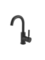 Bugnatese Kobuk mosdócsaptelep click-clack leeresztővel, matt fekete 2213SCNE