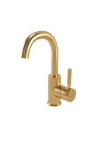 Bugnatese Kobuk mosdócsaptelep click-clack leeresztővel, szálcsiszolt arany 2213SCOS