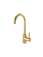 Bugnatese Kobuk magas mosdócsaptelep leeresztő nélkül, szálcsiszolt arany 2217SOS