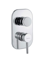 Bugnatese Kobuk falsík alatti zuhanycsaptelep 4 fogyasztóhoz, króm 2232CR