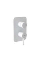 Bugnatese Kobuk falsík alatti zuhanycsaptelep 4 fogyasztóhoz, matt fehér 2232BI