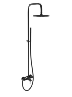 Bugnatese Kobuk zuhanyrendszer, matt fekete 2236CNE