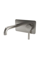 Bugnatese Kobuk fali mosdócsaptelep click-clack leeresztővel, rozsdamentes acél hatású 2243SCNS