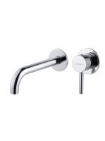 Bugnatese Kobuk falsík alatti 2-lyukas mosdócsaptelep, 19,2 cm kifolyóval króm 2245CR