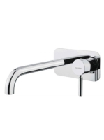 Bugnatese Kobuk fali mosdócsaptelep click-clack leeresztővel, króm 2247SCCR