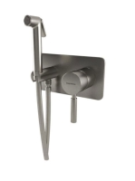 Bugnatese Kobuk falsík alatti bidécsaptelep zuhanyszettel, rozsdamentes acél hatású 2266NS