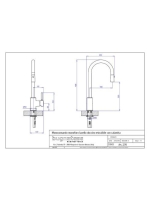 Bugnatese Kobuk mosogatócsaptelep, bronz 2270BR