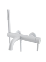 Bugnatese Kobuk kádcsaptelep zuhanyszettel, matt fehér 2290BI