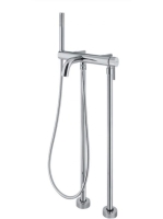 Bugnatese Kobuk szabadonálló kádcsaptelep zuhanyszettel, króm 2290PCR