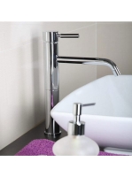 Bugnatese Kobuk Fix magasított mosdócsaptelep, leeresztő nélkül, króm 2317SCR