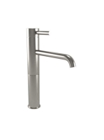 Bugnatese Kobuk Fix magasított mosdócsaptelep, leeresztő nélkül, rozsdamentes acél hatású 2317SNS