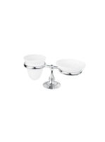 Bugnatese Tradicionális álló pohár és szappantartó, bronz 25801BR