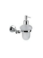 Bugnatese Tradicionális fali szappanadagoló porcelán tartállyal, króm 25804CR