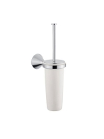 Bugnatese Orion fali WC kefe tartó kerámia betéttel, matt fekete 33825NE