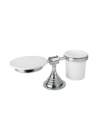 Bugnatese Olympia álló pohár és szappantartó, króm 36801CR