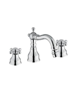 Bugnatese Revival 3-lyukas bidé csaptelep leeresztővel, arany 425DO