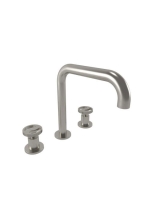 Bugnatese Millenovecinquanta 3-lyukas mosdócsaptelep, click-clack leeresztővel, szálcsiszolt nikkel 4512SCNS