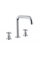 Bugnatese Millenovecinquanta 3-lyukas mosdócsaptelep, leeresztő nélkül, króm 4512SCR