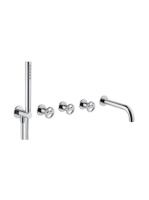 Bugnatese Millenovecinquanta falsík alatti zuhanyrendszer, króm 4519CR