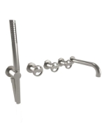 Bugnatese Millenovecinquanta falsík alatti zuhanyrendszer, szálcsiszolt nikkel 4519NS