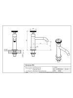 Bugnatese Millenovecinquanta hidegvizes csaptelep, matt fekete 4545NE