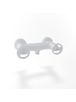 Bugnatese Millenovecinquanta zuhanycsaptelep, matt fehér 4546BI