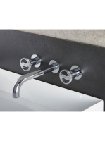 Bugnatese Millenovecinquanta fali mosdócsaptelep 19 cm-es kifolyóval, króm 4565CR