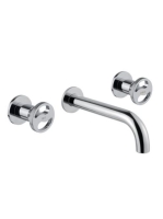 Bugnatese Millenovecinquanta fali mosdócsaptelep 19 cm-es kifolyóval, click-clack leeresztővel, króm 4565SCCR